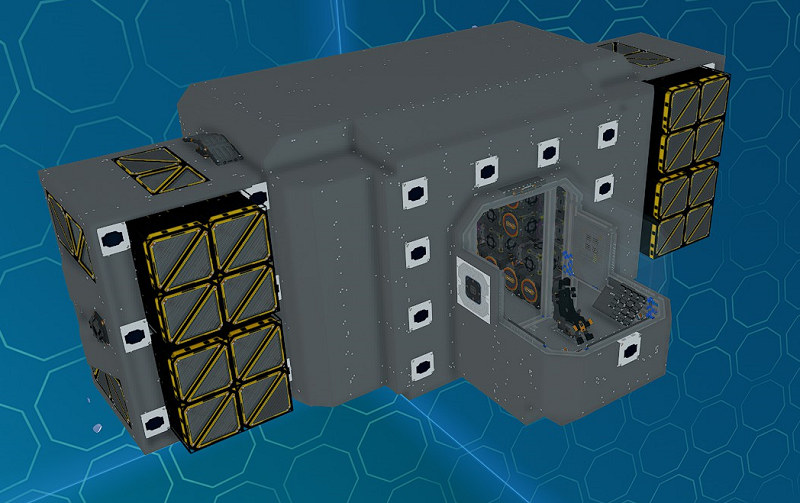 Ship Front Section with Modules